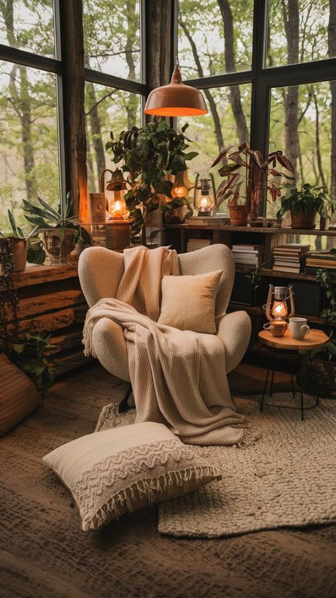 Pairing Greenery with Decor for a Cozy Atmosphere