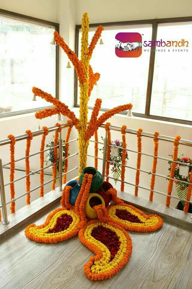 Diwali decorations with plants add a refreshing and eco-friendly touch to thefestival of lights.