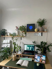 THE BEST IDEAS ,TAKE ROOT IN QUIET SPACE,A Nature-Infused Workspace
