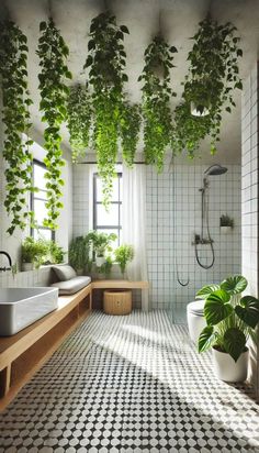 A Zen-Inspired Green Retreat,BATHROOM