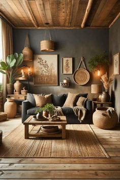 A Cozy Botanical Escape,LIVING ROOM